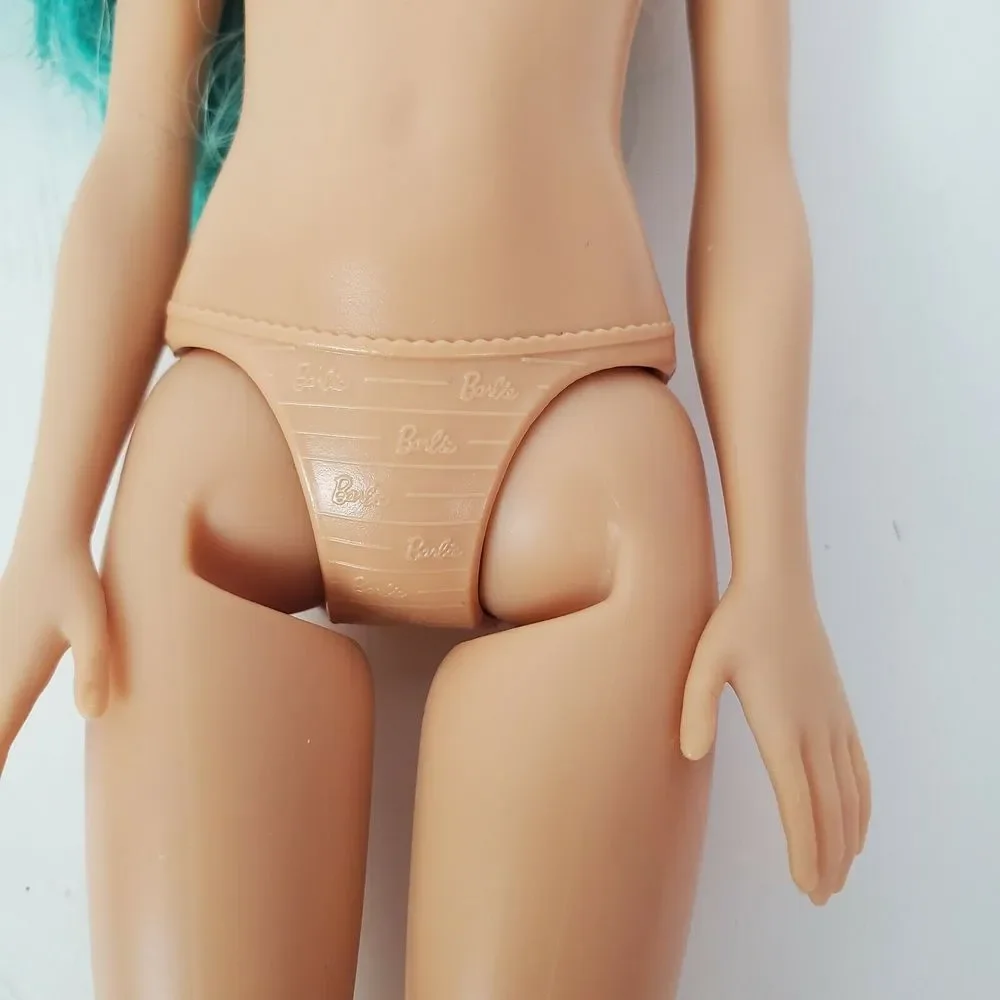 2016 Barbie Nude Blonde Blue Hair Caucasian‎ Doll GUC